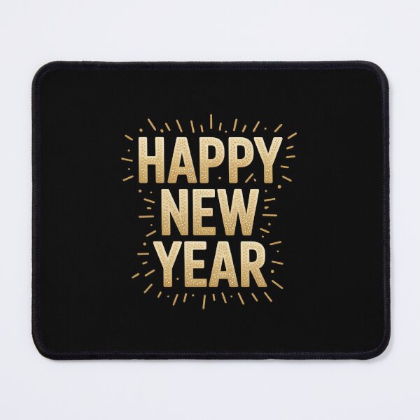 Item preview, Happy New Year 2026 Gold Sparkle Typography designed and sold by Gogetgiggles.