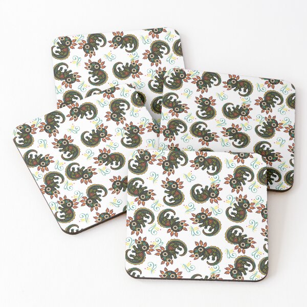 Item preview, Alebrije Axolotl Pattern designed and sold by Nacho Average Designs.