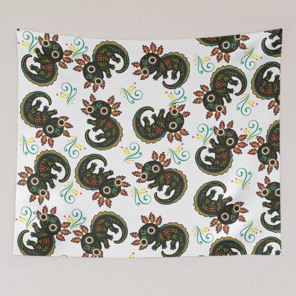 Item preview, Alebrije Axolotl Pattern designed and sold by Nacho Average Designs.