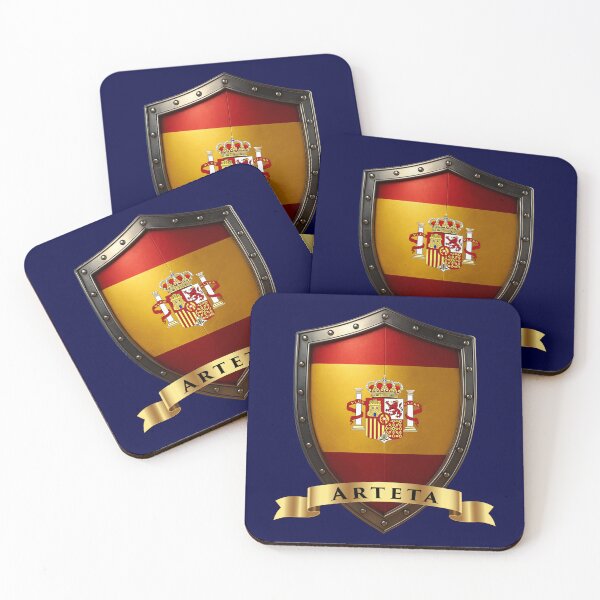 Item preview, Arteta Heritage Crest, Spain Shield designed and sold by Highlandkings.