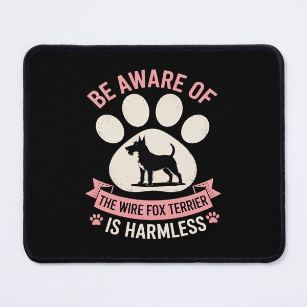 Item preview, Funny Wire Fox Terrier Owner Warning Sign designed and sold by JonBarnes22.