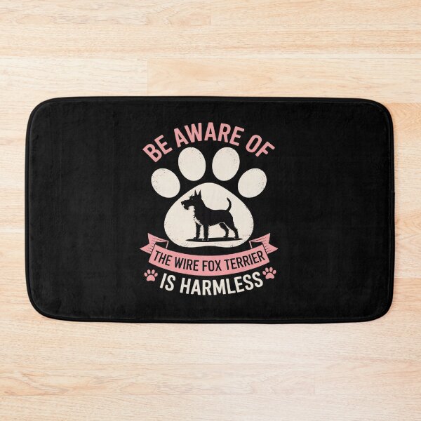 Item preview, Funny Wire Fox Terrier Owner Warning Sign designed and sold by JonBarnes22.