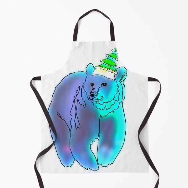 Item preview, Polar Bear with winter tree hat - animalzinhats designed and sold by Ashley’sAnimalz.