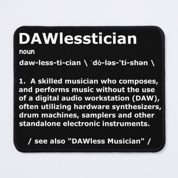 Item preview, DAWlesstician Definition - White Font designed and sold by Groove-Nation.