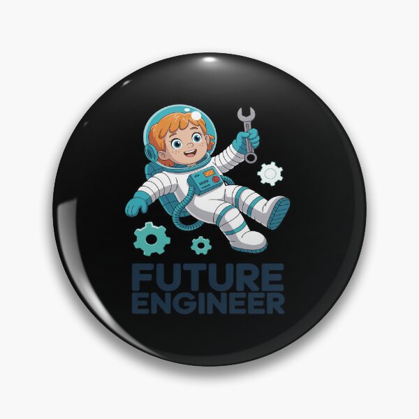 Item preview, Future Engineer Astronaut Girl Wrench Gear STEM Space designed and sold by JonBarnes22.