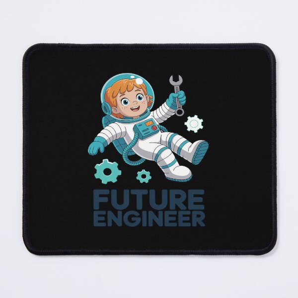 Item preview, Future Engineer Astronaut Girl Wrench Gear STEM Space designed and sold by JonBarnes22.
