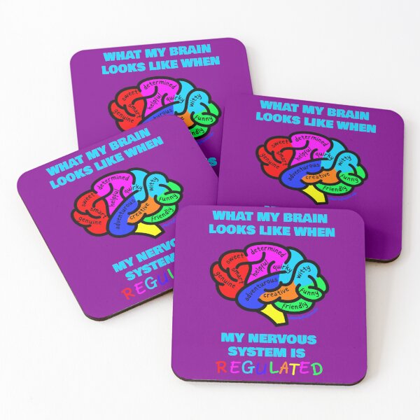 Item preview, What My Brain Looks Like | When My Nervous System is Regulated (Colorful Brain) designed and sold by QuirkyGuacamole.