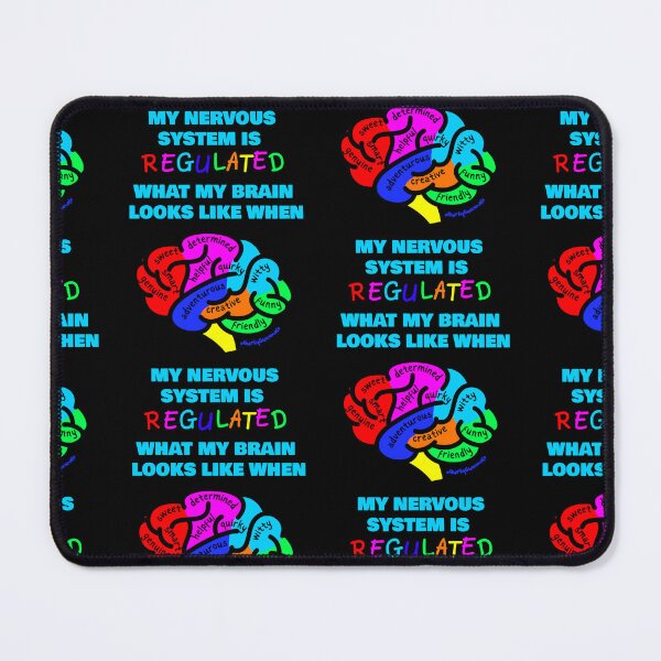 Item preview, What My Brain Looks Like | When My Nervous System is Regulated (Colorful Brain) designed and sold by QuirkyGuacamole.