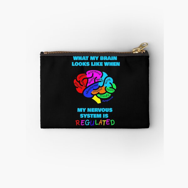 Item preview, What My Brain Looks Like | When My Nervous System is Regulated (Colorful Brain) designed and sold by QuirkyGuacamole.