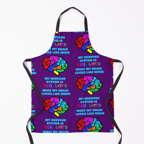 Item preview, What My Brain Looks Like | When My Nervous System is Regulated (Colorful Brain) designed and sold by QuirkyGuacamole.