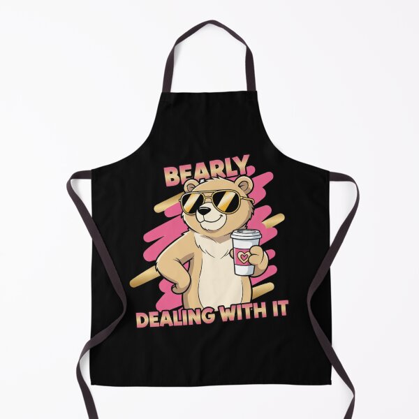 Item preview, Bearly Dealing With It – Funny Relatable Bear Design designed and sold by GiftedExplorer.