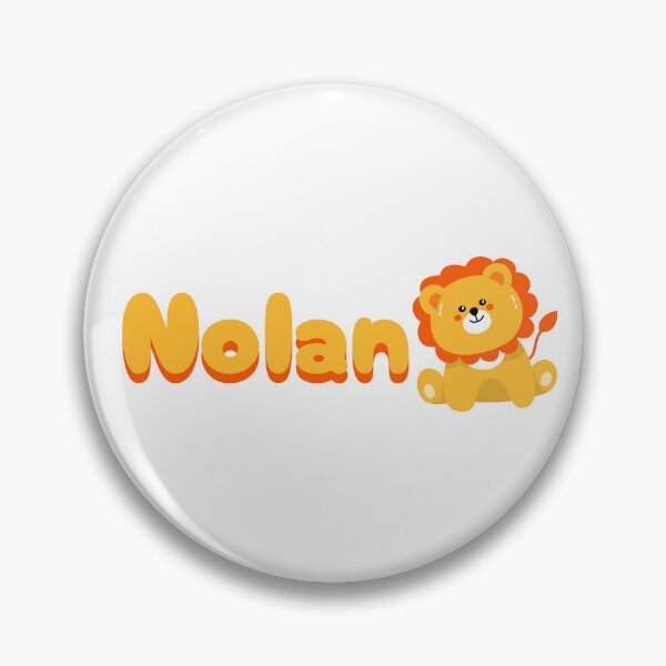 Item preview, Nolan (Lion) Name Sticker designed and sold by pikes84.