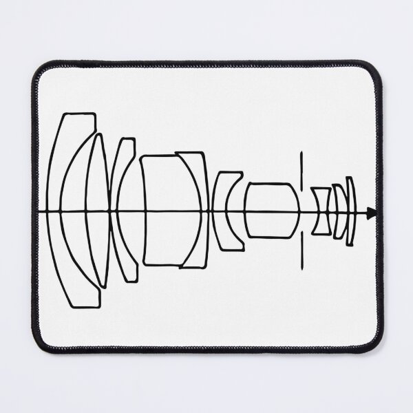 Item preview, Telephoto Lens Diagram  designed and sold by Film Camera Nerds.