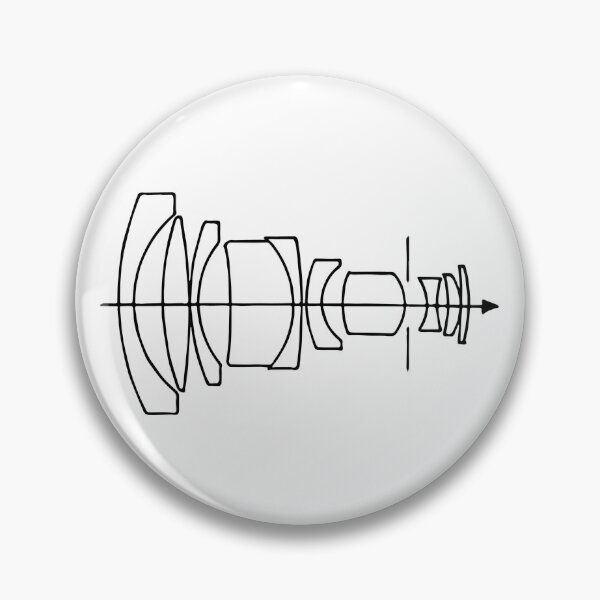 Item preview, Telephoto Lens Diagram  designed and sold by Film Camera Nerds.