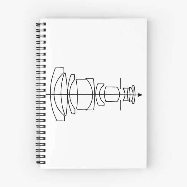 Item preview, Telephoto Lens Diagram  designed and sold by Film Camera Nerds.