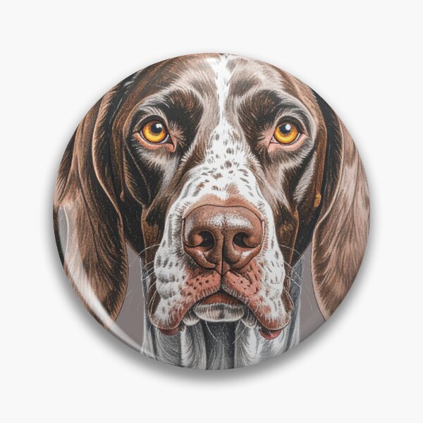 Item preview, Realistic portrait of an English Pointer – Artistic illustration of a hunting dog designed and sold by arteopolis.