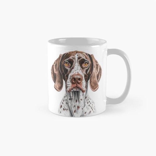 Item preview, Realistic portrait of an English Pointer – Artistic illustration of a hunting dog designed and sold by arteopolis.