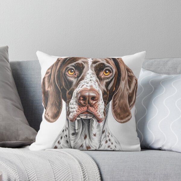 Item preview, Realistic portrait of an English Pointer – Artistic illustration of a hunting dog designed and sold by arteopolis.