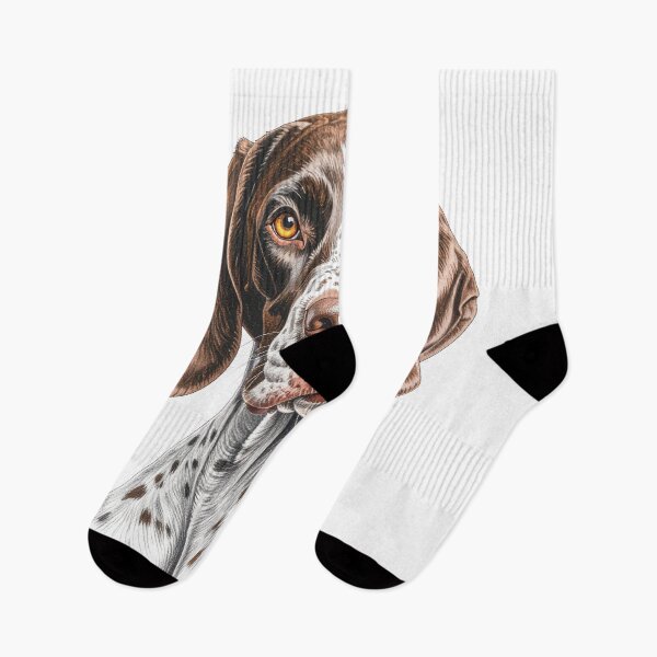 Item preview, Realistic portrait of an English Pointer – Artistic illustration of a hunting dog designed and sold by arteopolis.