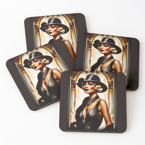 Item preview, Flapper, 1920s Art Deco  designed and sold by Down-Yonder.