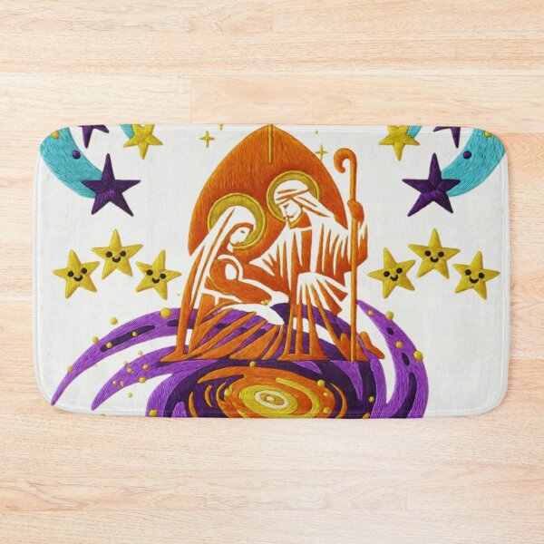 Item preview, Christmas Nativity Scene, Manger, Bethlehem, Christmas Eve, Stars, Galaxy designed and sold by Ciervo Primavera.