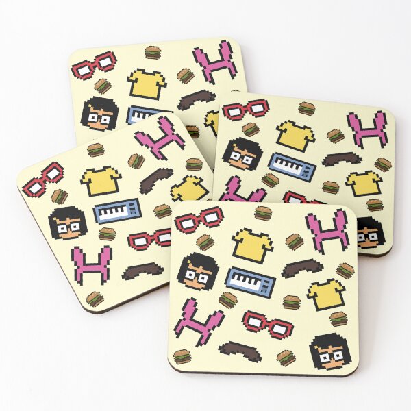 Item preview, Kawaii 8-Bit Bob’s Burgers Pattern designed and sold by Beezy-Kneez.