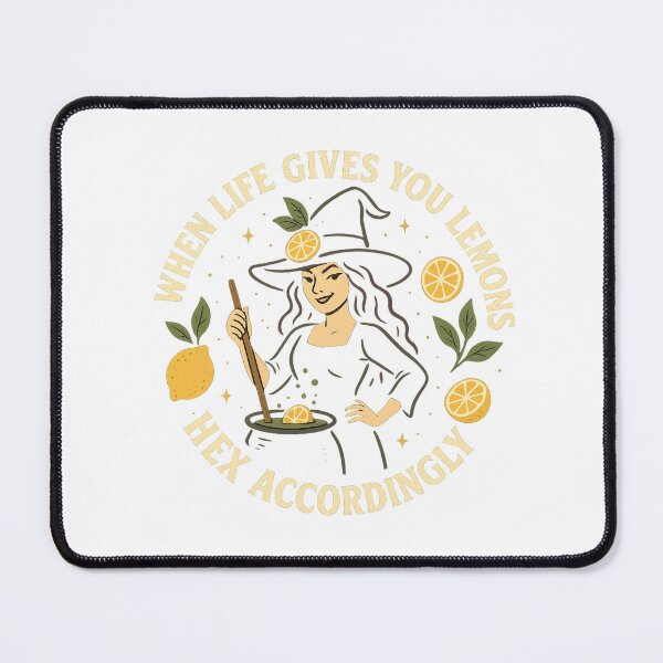 Item preview, The Lemon Witch: When Life Gives You Lemons, Hex Accordingly, Vintage Style   Halloween quote and Witch  designed and sold by davidjulie.