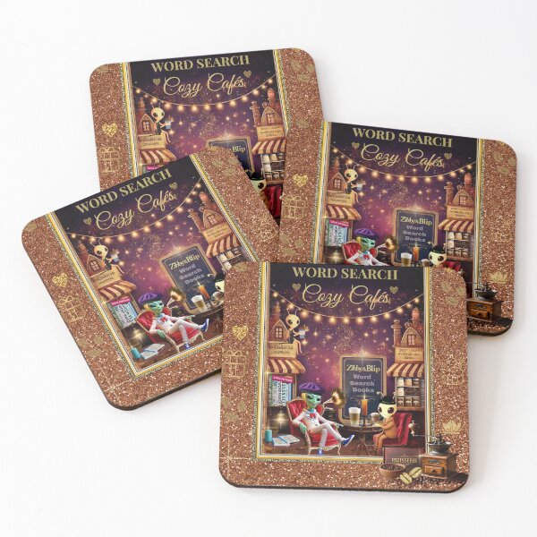Item preview, Cozy Cafés – Paris Dreams & Intergalactic Nights (Diptych) designed and sold by DadimLovesPunky.