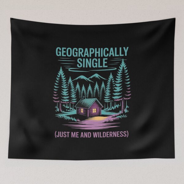 Item preview, Geographically Single Wilderness Cabin designed and sold by JulienAureo.