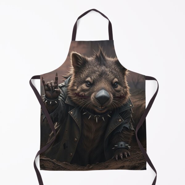 Item preview, Heavy Metal Wombat dude designed and sold by J7Simpson.