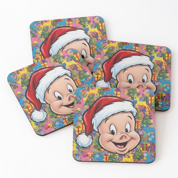 Item preview, Th-Th-Th-That’s Christmas, Folks! – Funny Porky Pig-Inspired Ugly Sweater Art designed and sold by Art's Diner.