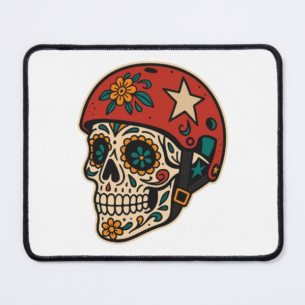 Item preview, Sugar Skull Roller Derby – Jammer Star Helmet Día de los Muertos Skater Design designed and sold by VKinnovations.