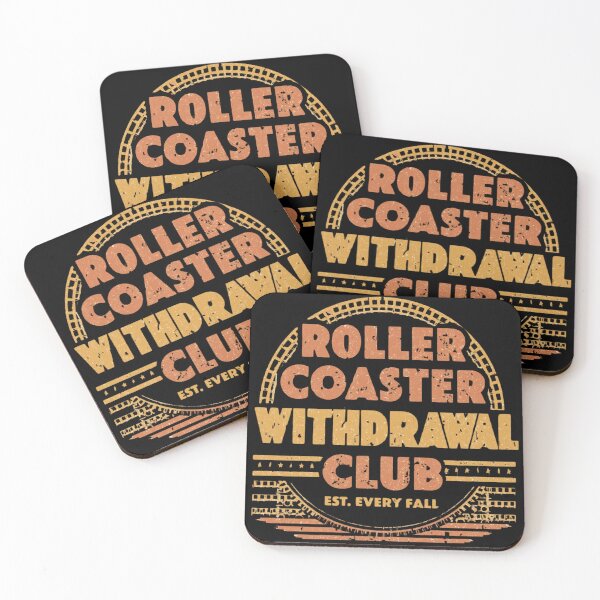 Item preview, Roller Coaster Withdrawal Club – Funny Fall Theme Park Design designed and sold by Coaster Culture Industries.