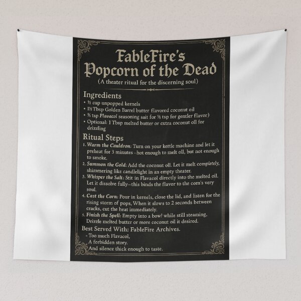 Item preview, FableFire’s Popcorn of the Dead – Haunted Snack for the Discerning Soul designed and sold by Mouraludia.