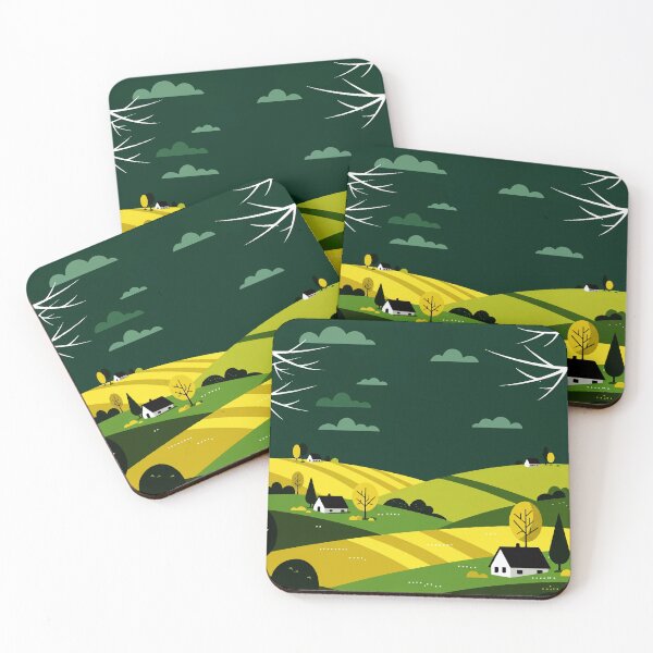 Item preview, Green fields designed and sold by Design4uStudio.