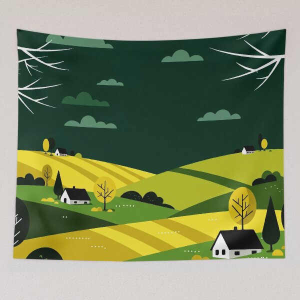 Item preview, Green fields designed and sold by Design4uStudio.