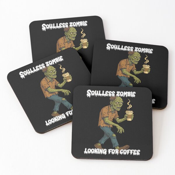 Item preview, Soulless Zombie Looking for Coffee – Monday Mood designed and sold by SanPedroArt.