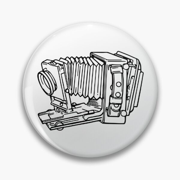 Item preview, 4x5 Film Land Camera, Vintage Camera Art, Folding Camera designed and sold by Film Camera Nerds.