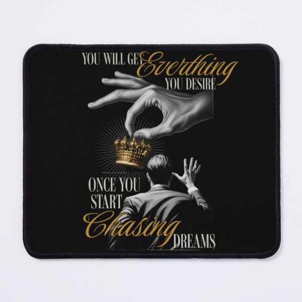 Item preview, Chasing Dreams Crown Motivational Quote Wall Art Poster designed and sold by SoulFlex.