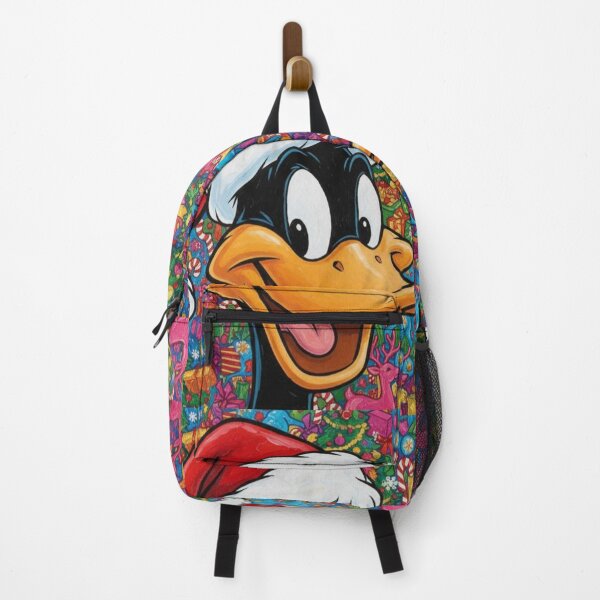 Item preview, Quackin’ Around the Christmas Tree – Funny Daffy Duck-Inspired Ugly Sweater Art designed and sold by Art's Diner.