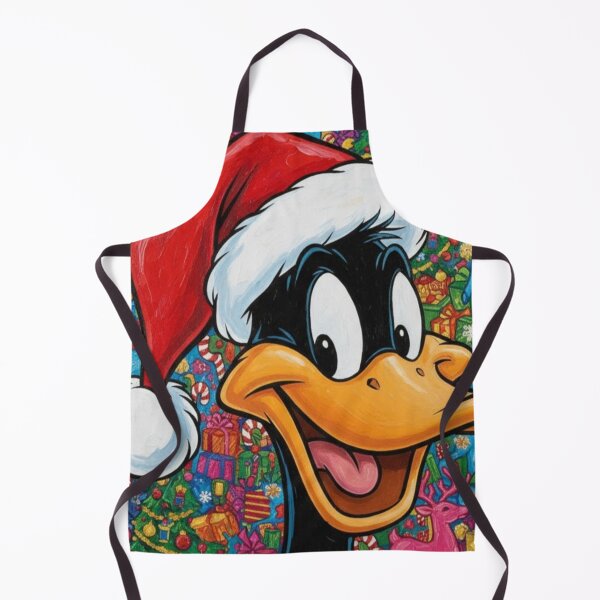 Item preview, Quackin’ Around the Christmas Tree – Funny Daffy Duck-Inspired Ugly Sweater Art designed and sold by Art's Diner.