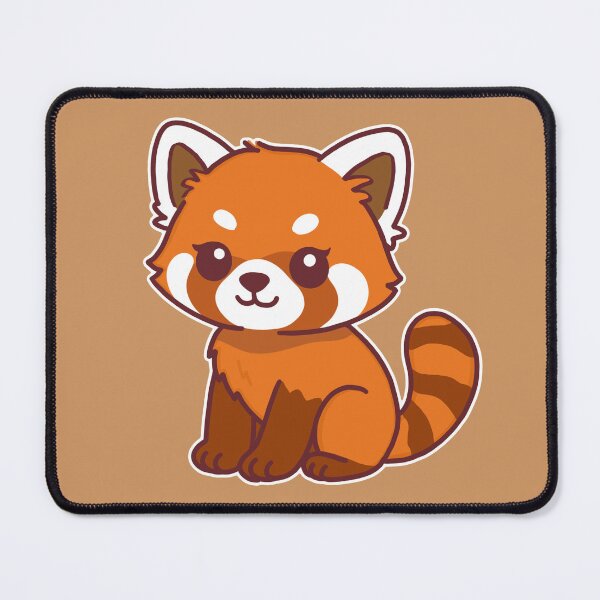 Item preview, Little Red Panda Buddy | Kawaii Nature Art designed and sold by BGMeYou.