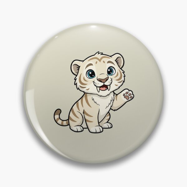 Item preview, Cute Baby Ice Age Saber Tooth Cartoon With Big Eyes designed and sold by LightArt25.