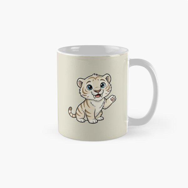 Item preview, Cute Baby Ice Age Saber Tooth Cartoon With Big Eyes designed and sold by LightArt25.