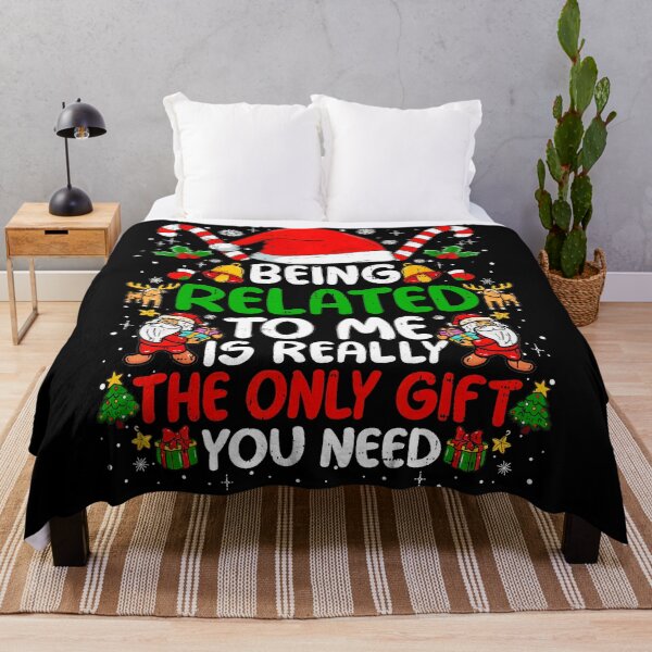 Item preview, Being Related To Me Funny Christmas Family Xmas Pajamas designed and sold by WayTBeenkenArt.