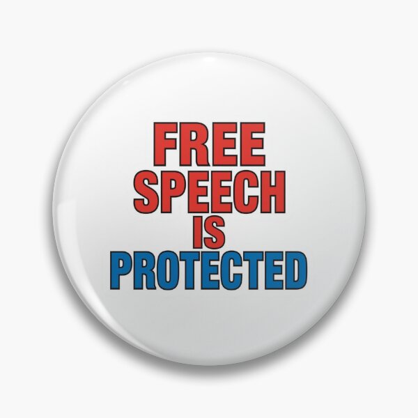 Item preview, Free Speech Is Protected designed and sold by LewpyG.