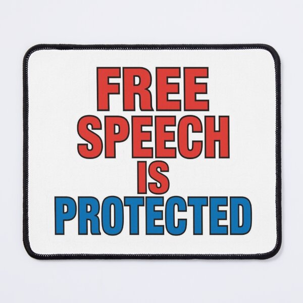 Item preview, Free Speech Is Protected designed and sold by LewpyG.