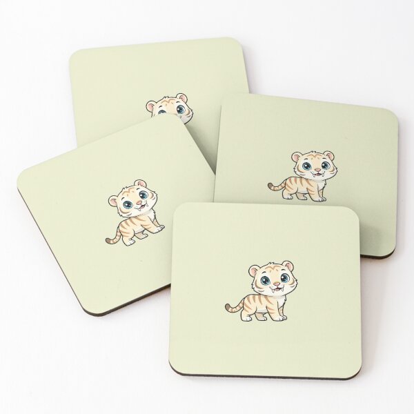 Item preview, Cute Baby Ice Age Saber Tooth Cartoon With Big Eyes designed and sold by LightArt25.