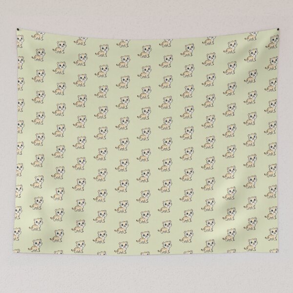 Item preview, Cute Baby Ice Age Saber Tooth Cartoon With Big Eyes designed and sold by LightArt25.