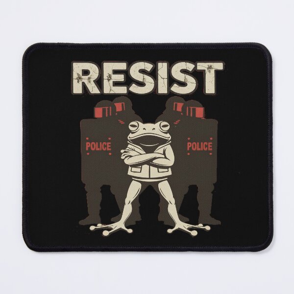Item preview, Portland Frog Resist Protest T-Shirt - Defiant Green Frog vs Riot Gear designed and sold by KC1max.